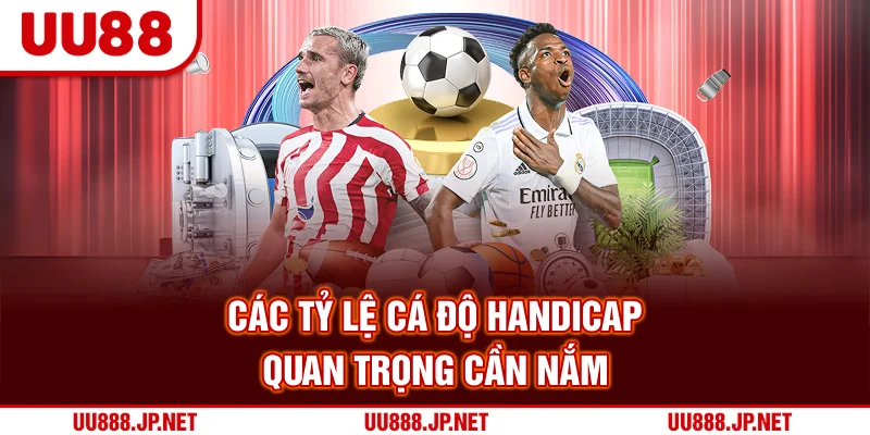 Các tỷ lệ cá độ Handicap quan trọng cần nắm
